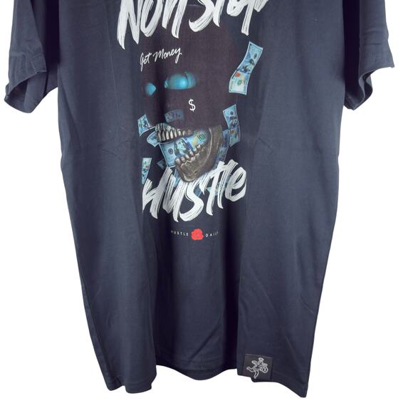 Hastamuerte Never Stop Hustling T-shirt Men’s L - Streetwear Skater Trap Urban - Picture 7 of 13
